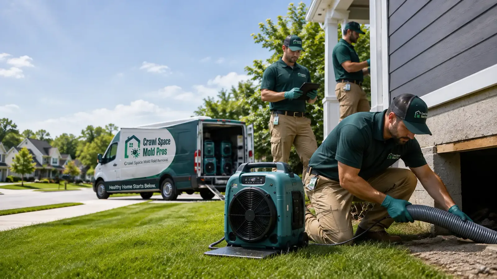 Crawl Space Mold Removal in Spring Green, WI